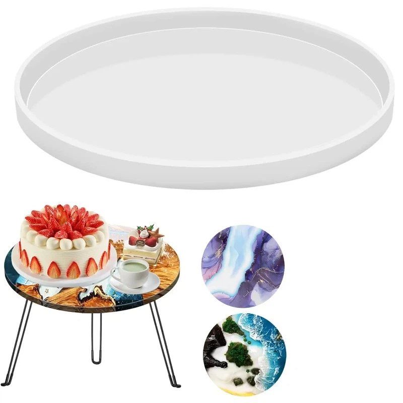 Resin Art Table - Moules en résine époxy ronds pour