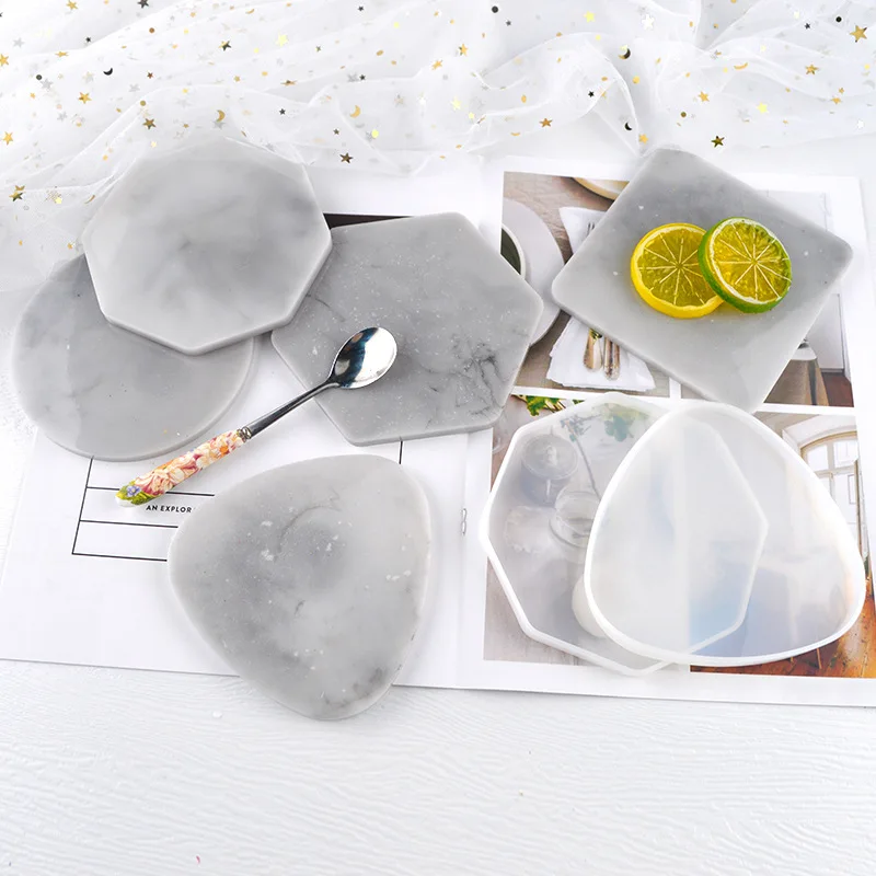 Resin Art Table - Moule de dessous de verre géométrique