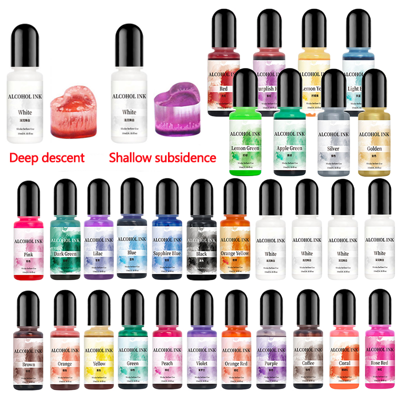 Resin Pigment Alcohol Ink - Pigment liquide de diffusion de moule