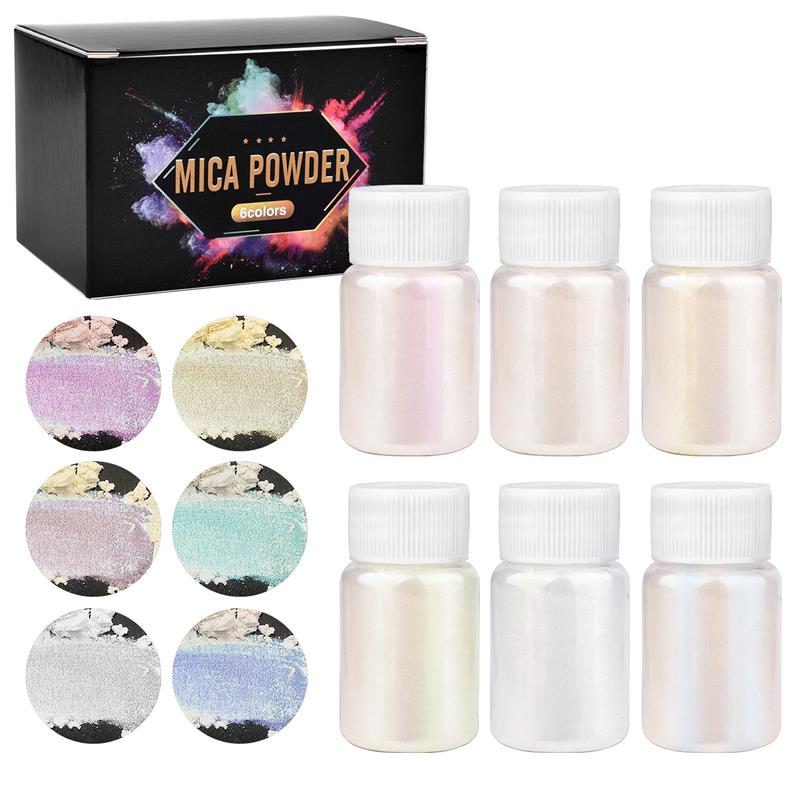 Resin Dye Opaque - 6 pièces-ensemble résine époxy colorant Mica