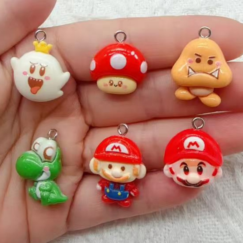 Resin Art Notes - Pendentif en résine de dessin animé,