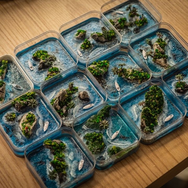 Micro-île des îles Faroe artis - Resin Art Ideas avis et prix