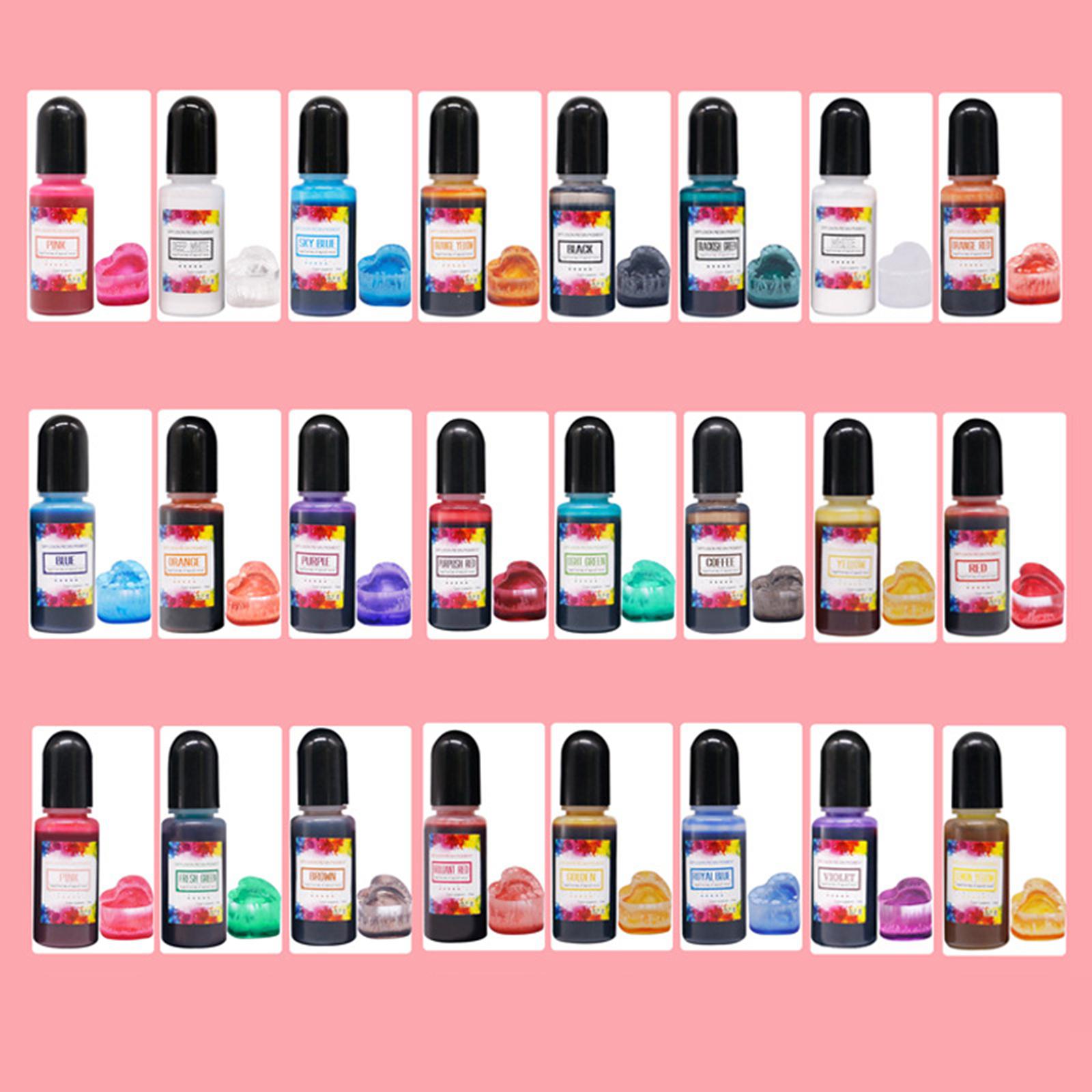 24 pièces d'encres à l'alcool, - Resin Pigment Alcohol Ink avis et prix