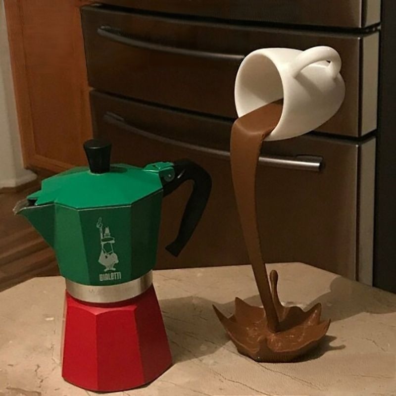 Sculpture d'art 3D en forme de - Resin Art Pouring avis et prix