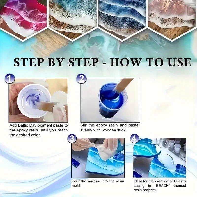 24 couleurs/8 couleurs 5 gramm - Resin Dye Opaque avis et prix