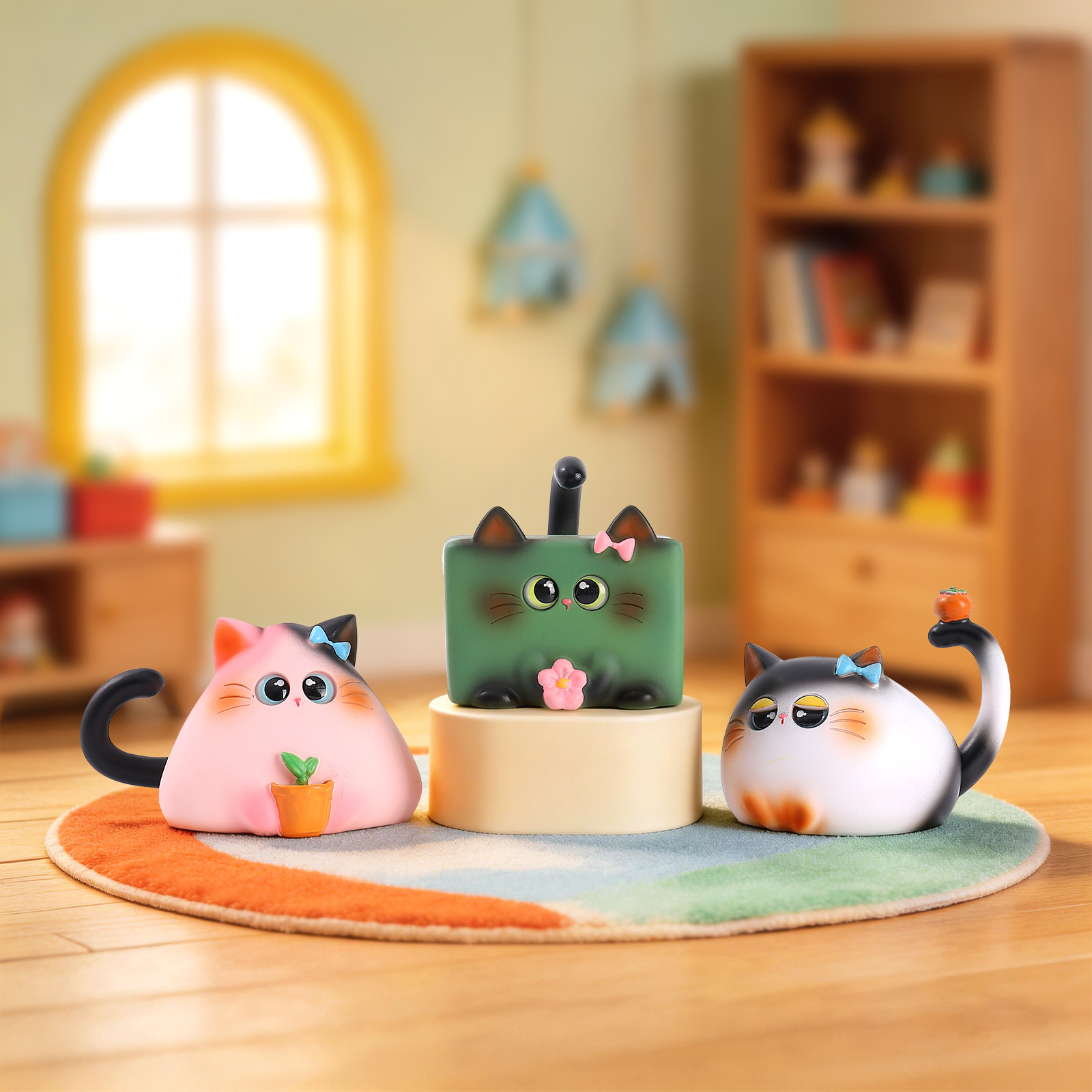Figurine de chat en résine pou - Resin Art Table avis et prix