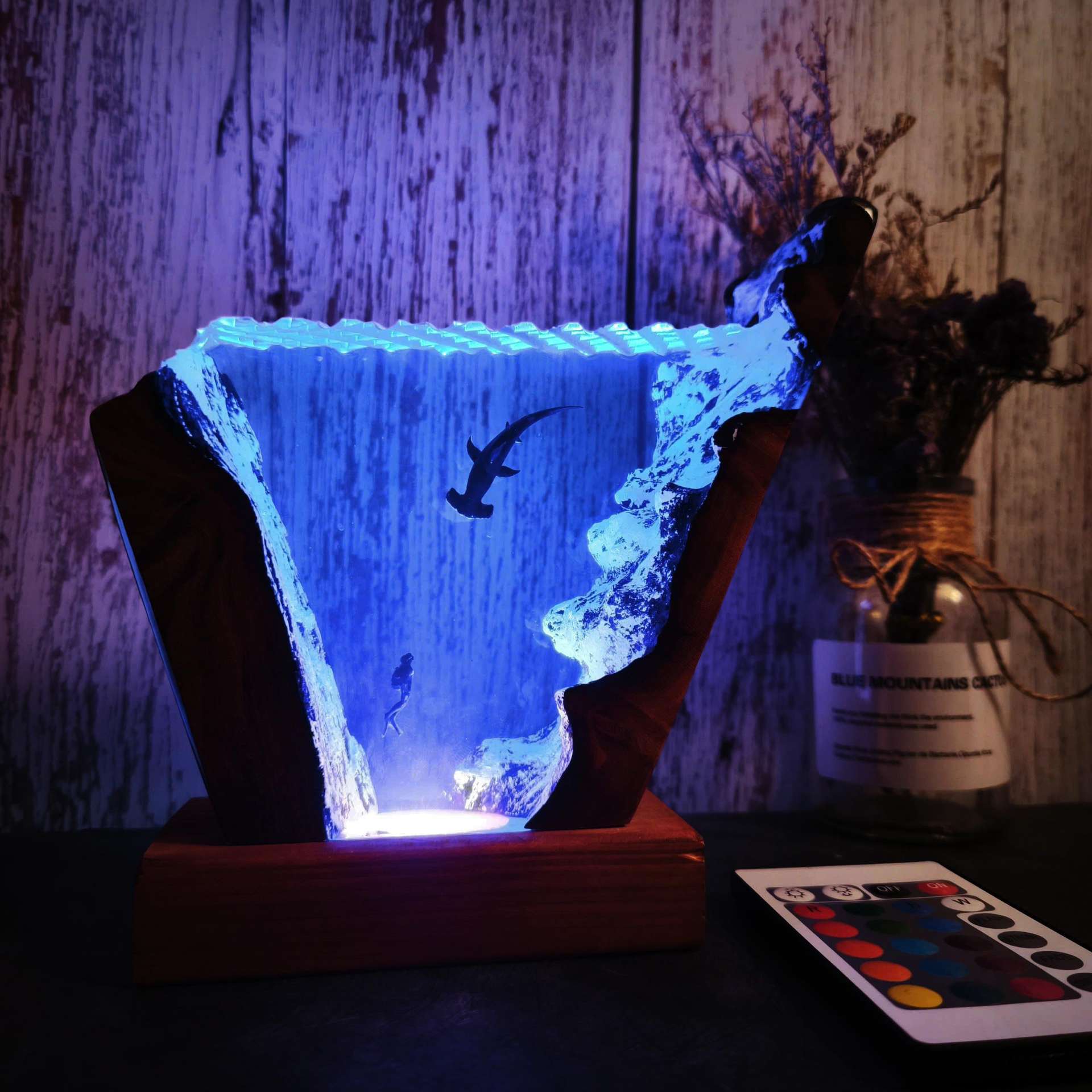 Ornement lumineux Requin Marte - Resin Art For Wedding Gift avis et prix