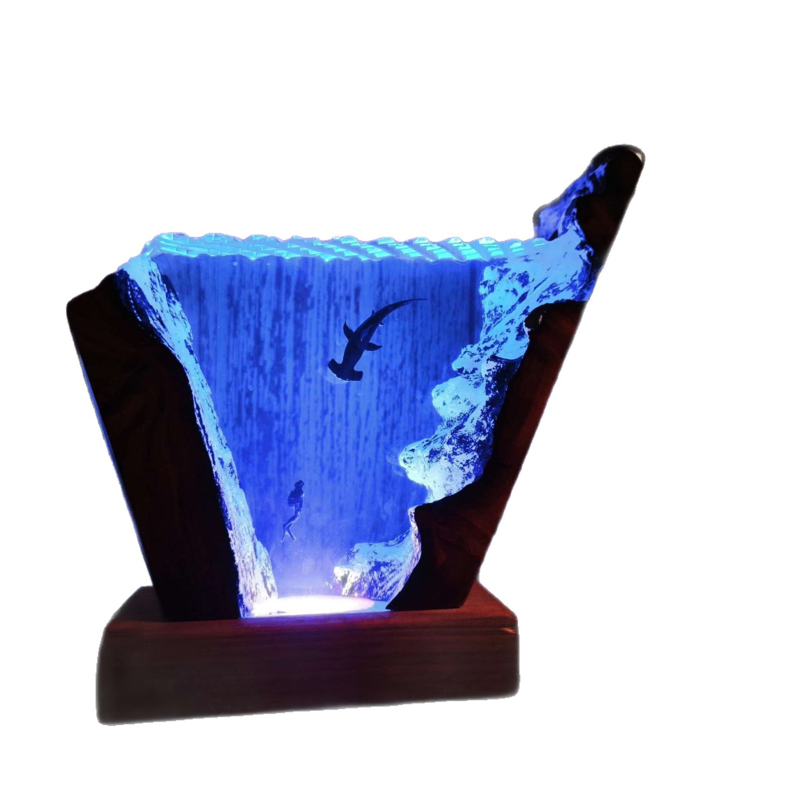 Ornement lumineux Requin Marte - Resin Art For Wedding Gift avis et prix