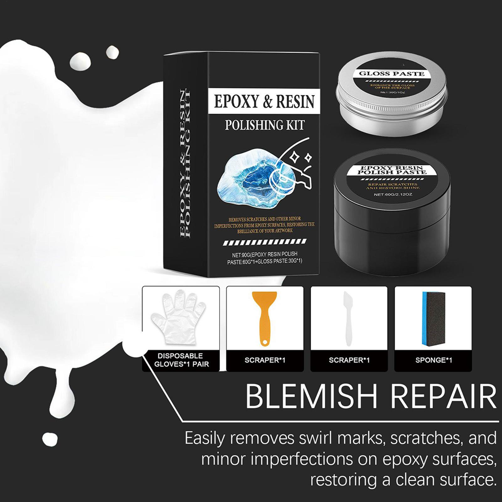 Kit de polissage pour résine é - Resin Art For Beginners avis et prix