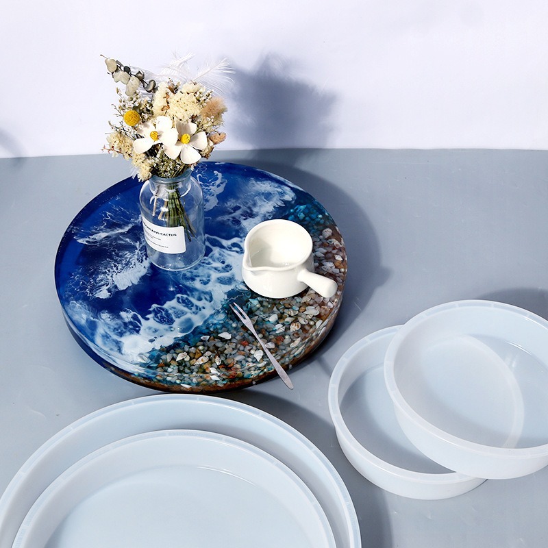Moules en résine époxy ronds p - Resin Art Table avis et prix