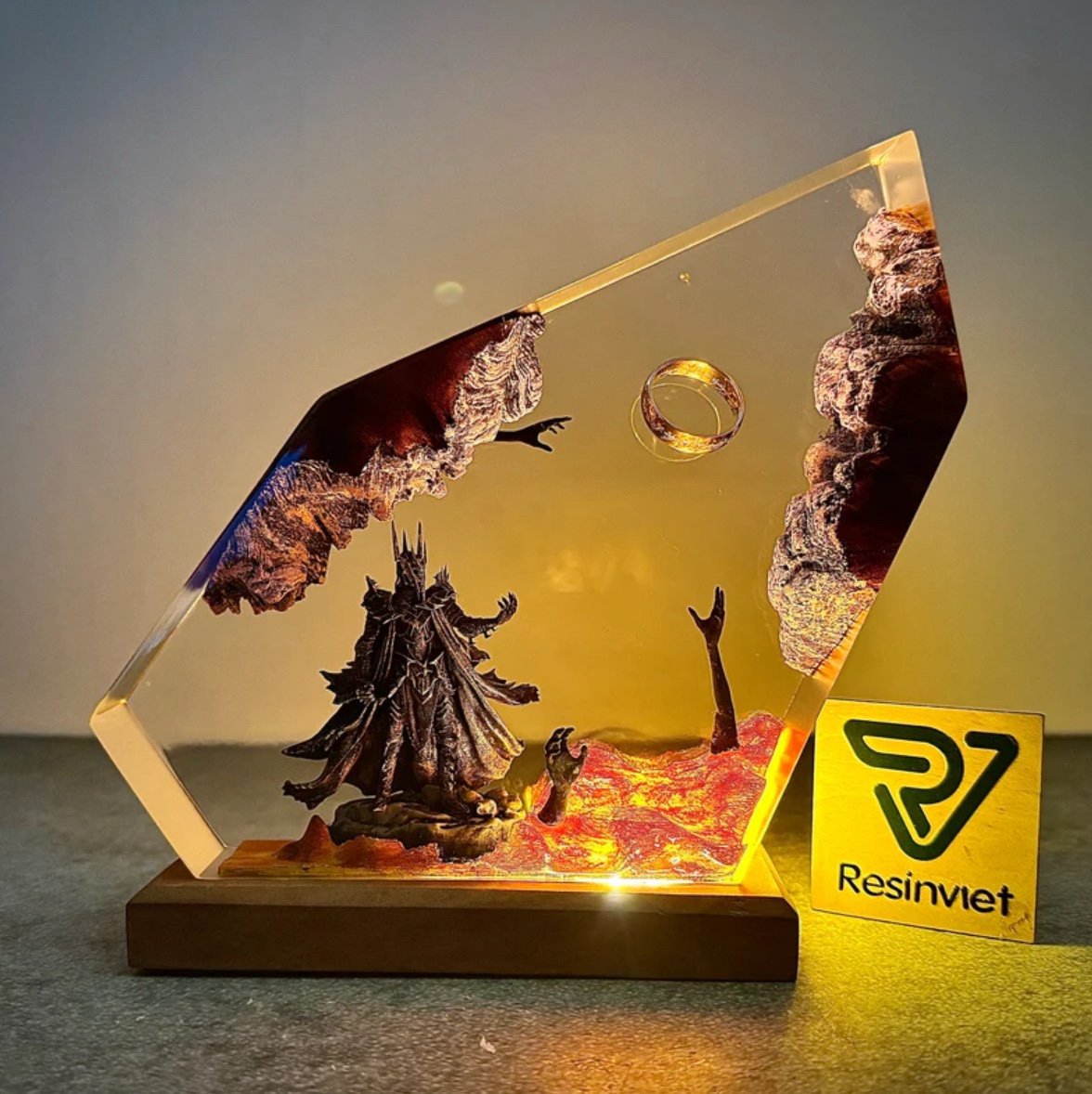 Nouvelle Lampe de Table en Rés - Resin Art Table avis et prix
