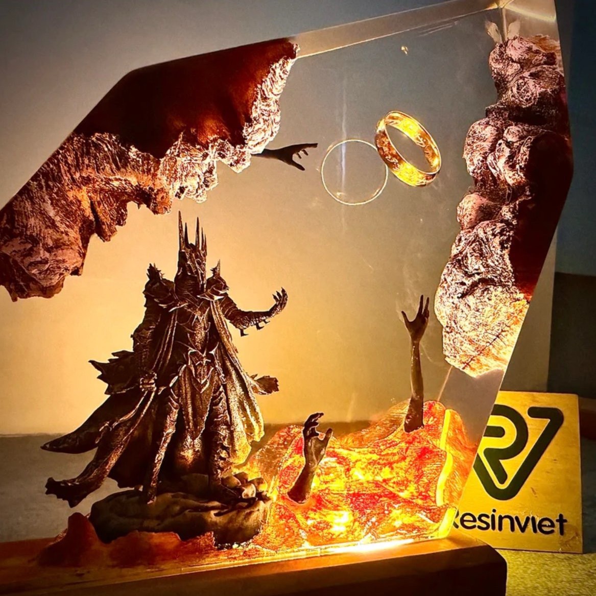 Nouvelle Lampe de Table en Rés - Resin Art Table avis et prix