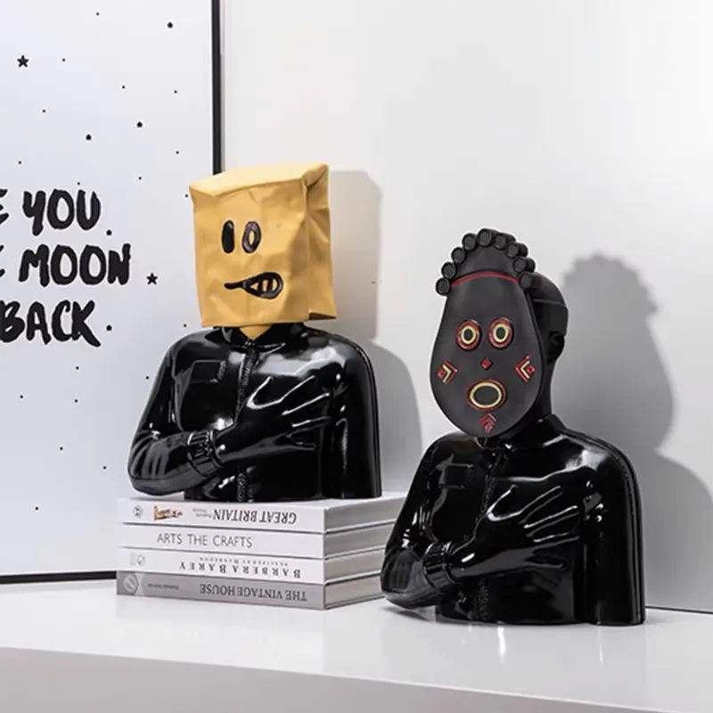 Sculpture de visage abstraite  - Resin Artist avis et prix