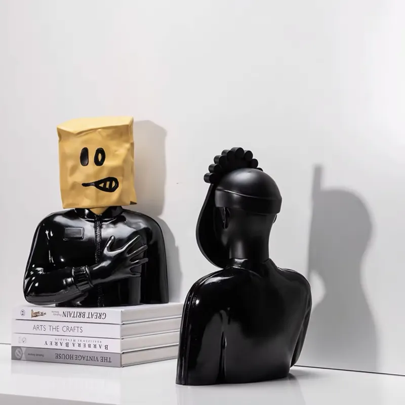 Sculpture de visage abstraite  - Resin Artist avis et prix