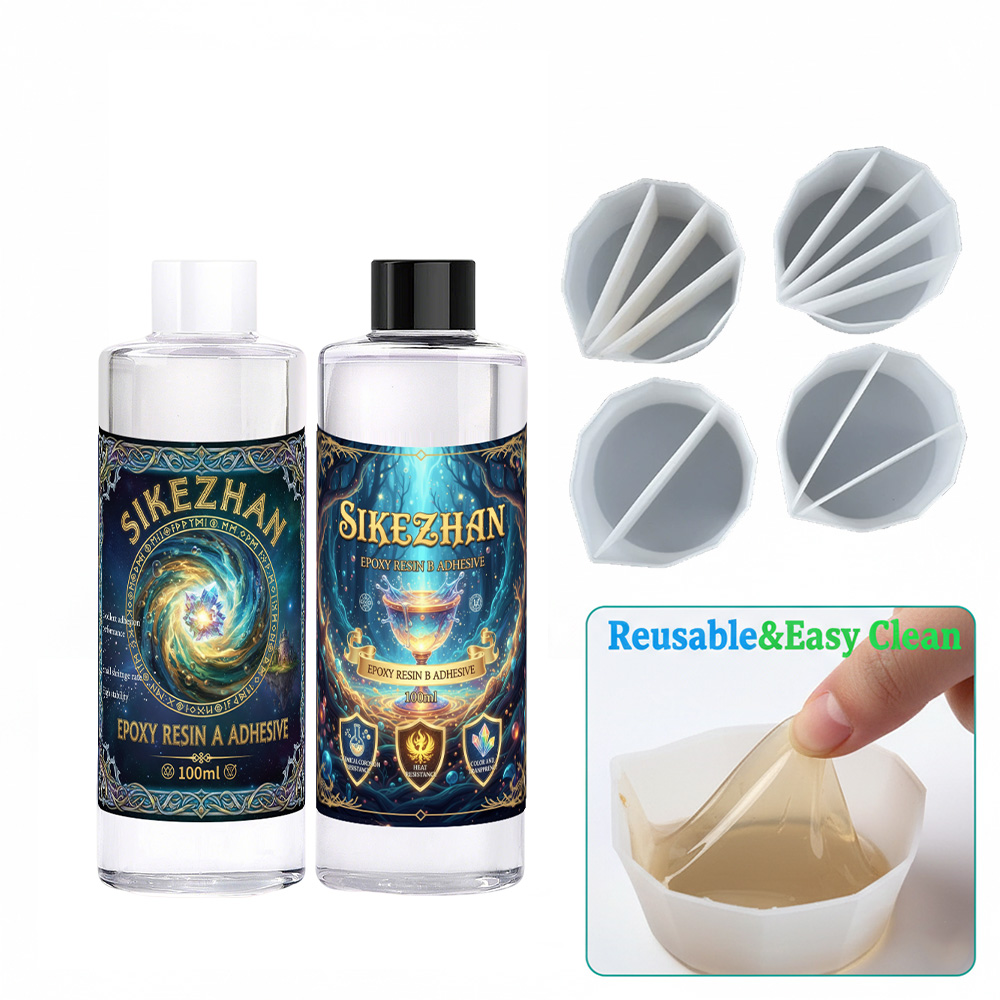 Kit de résine époxy avec 4 cou - Resin Art Pouring avis et prix