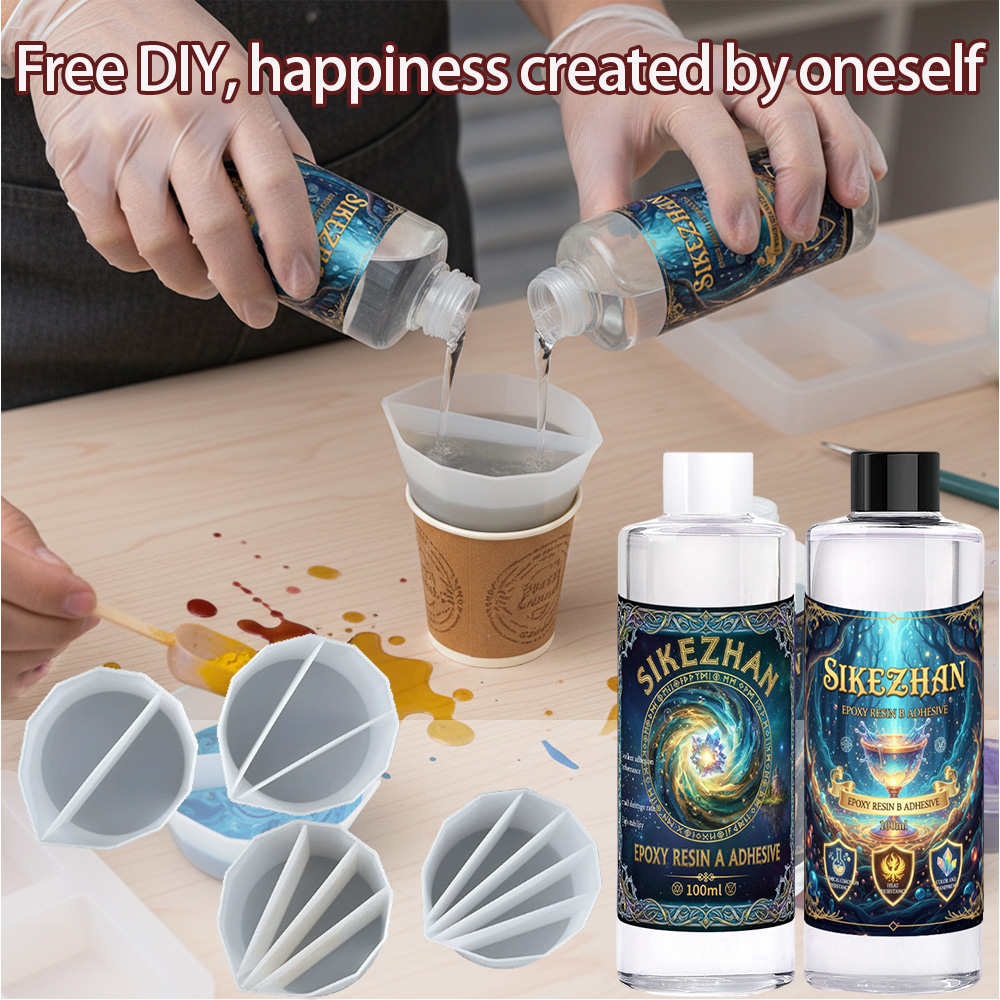 Kit de résine époxy avec 4 cou - Resin Art Pouring avis et prix