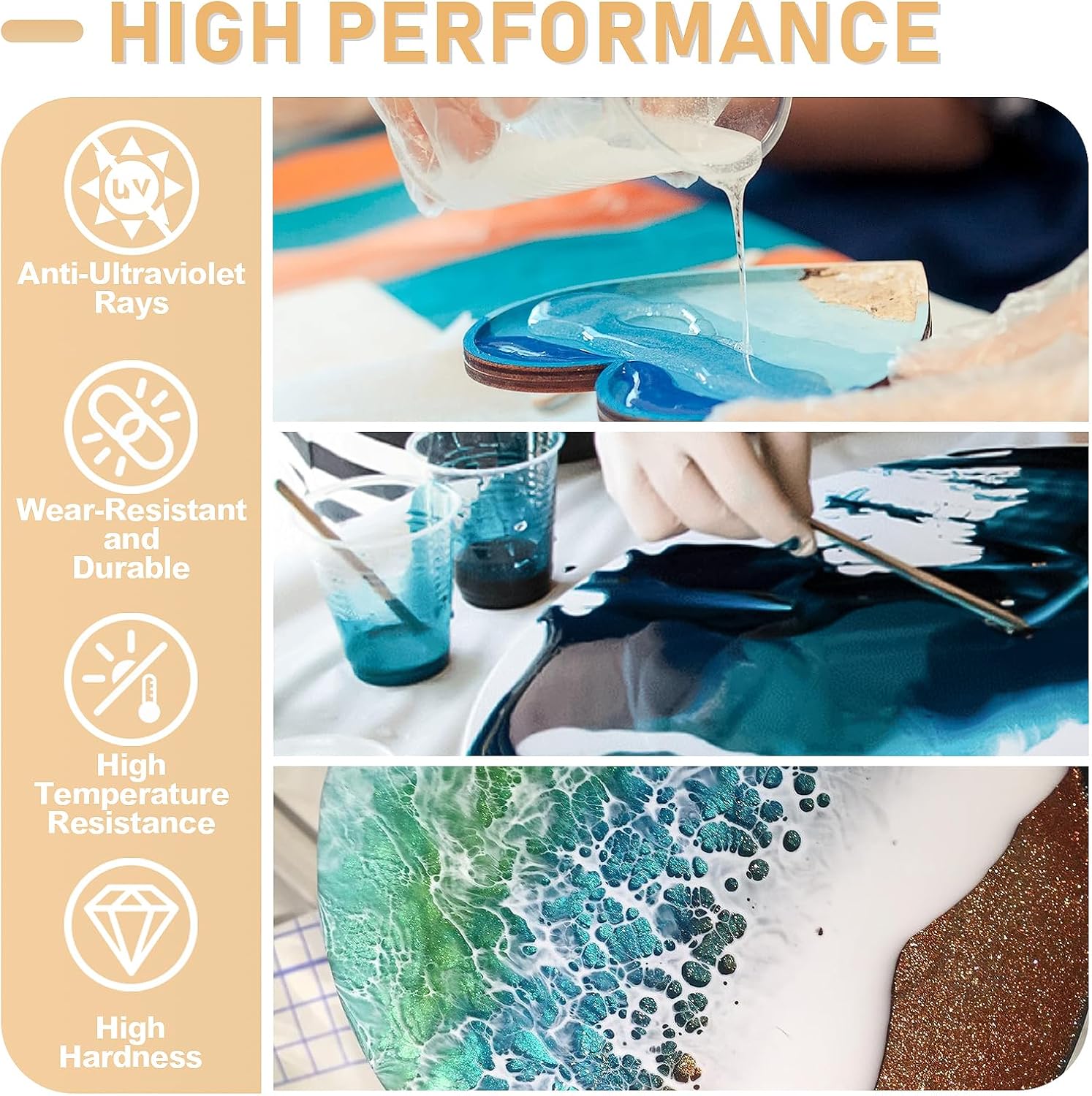 Colle époxy en résine AB, 17.6 - Resin Art Table avis et prix
