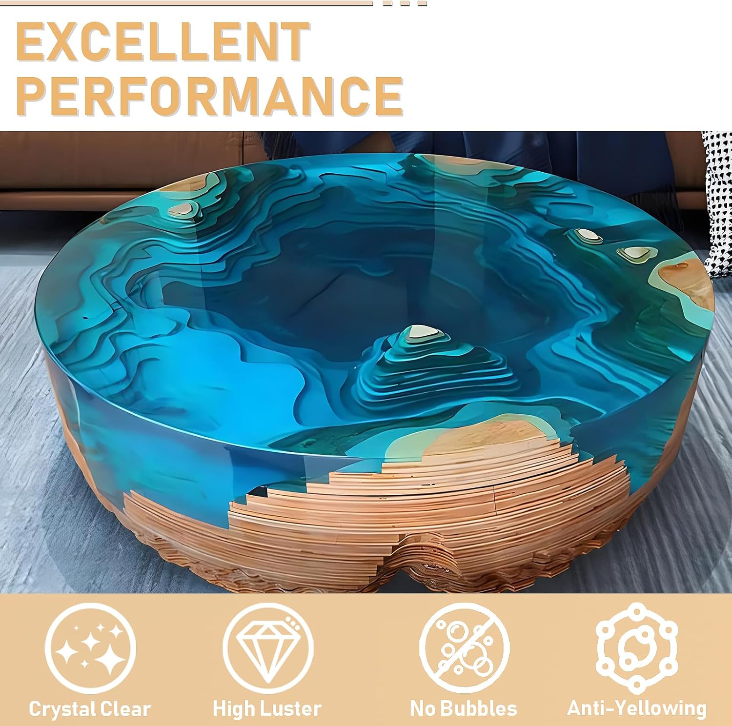 Colle époxy en résine AB, 17.6 - Resin Art Table avis et prix