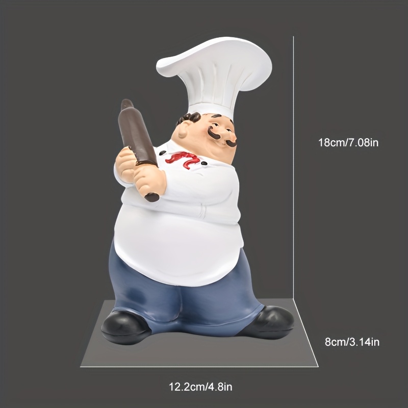 Statue de chef en résine avec  - Resin Art Table avis et prix