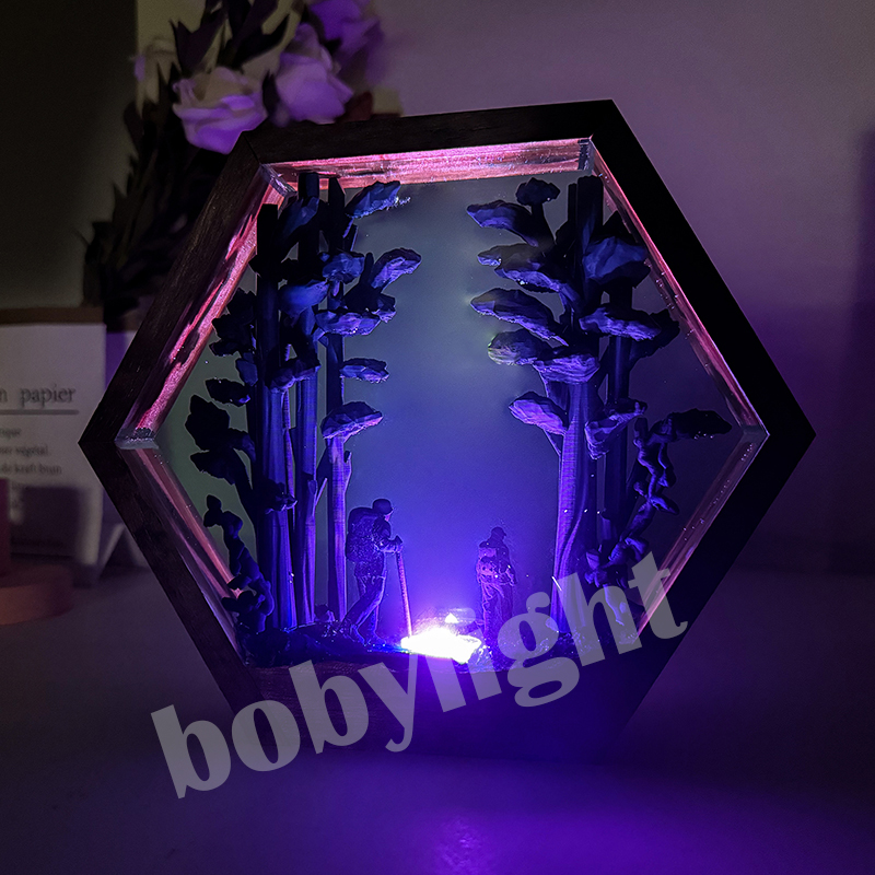 Lampe de table en résine en fo - Resin Artist avis et prix