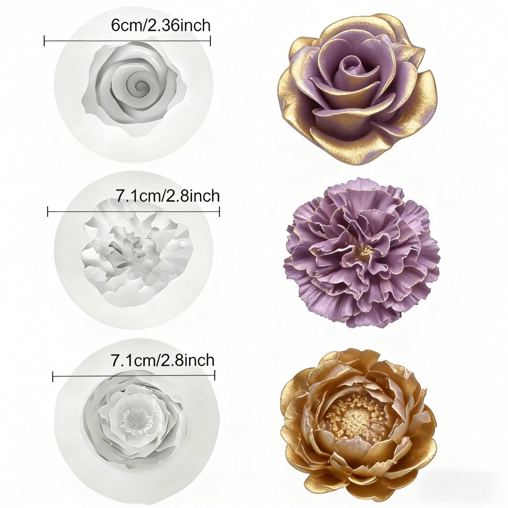 Moules en silicone 3 pièces po - Resin Art For Wedding Gift avis et prix