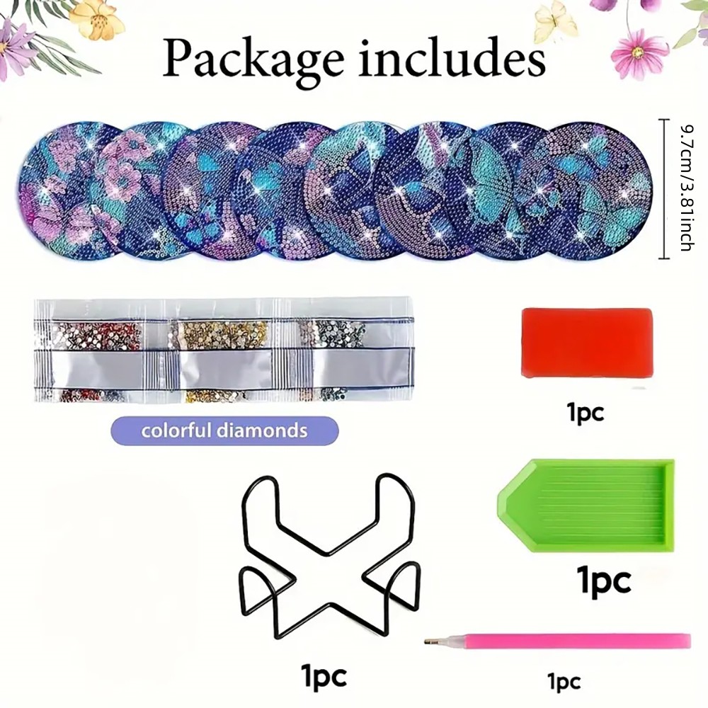 8 sous-verres de peinture diam - Resin Art For Beginners avis et prix