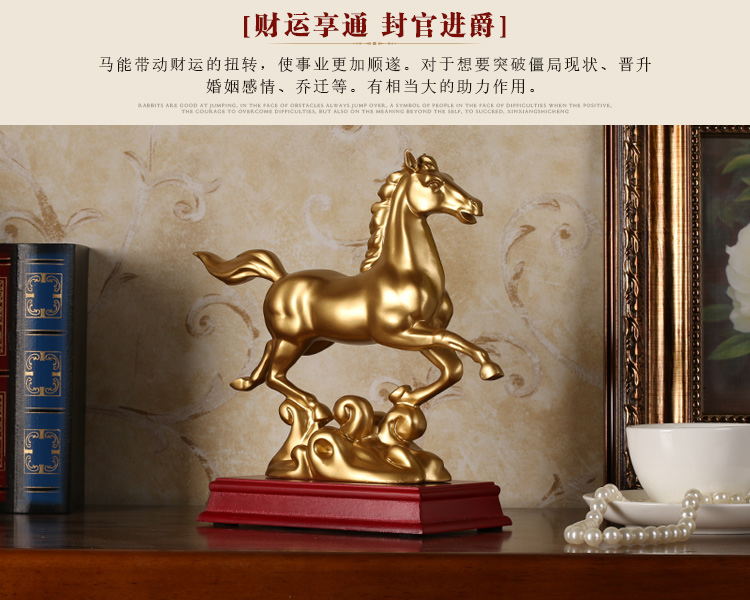 Statue d'art en forme de cheva - Resin Art Business avis et prix