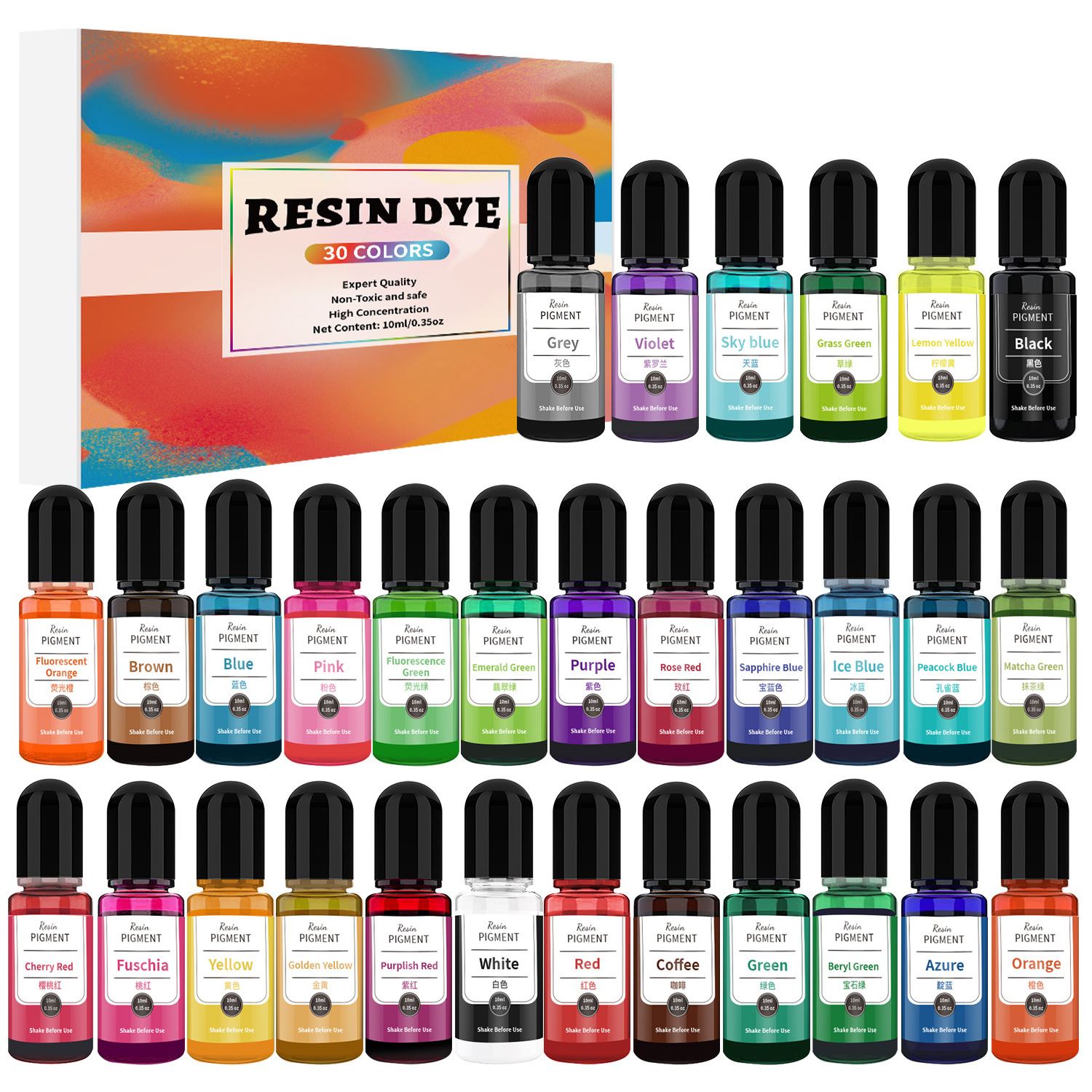 Encre d'art pigmentée en résin - Resin Pigment Alcohol Ink avis et prix