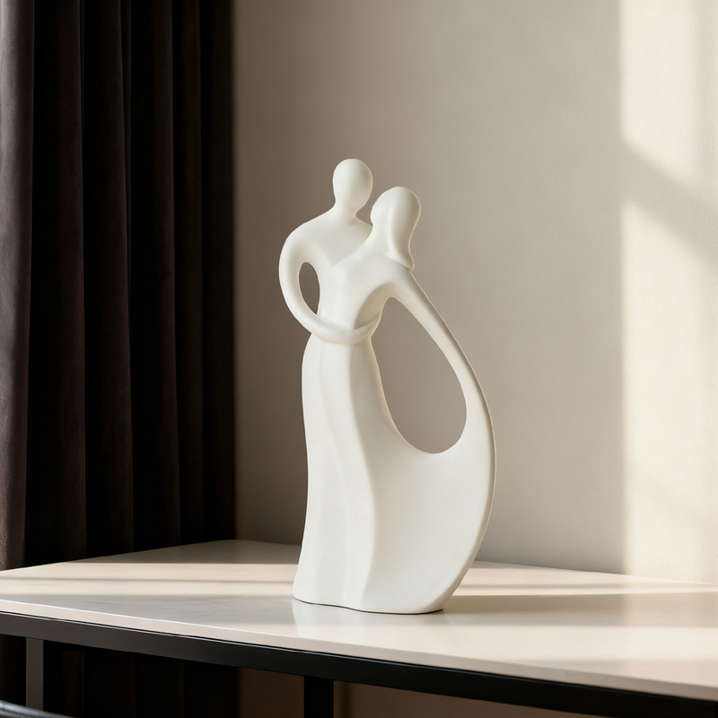 Sculpture de couple en céramiq - Resin Art For Wedding Gift avis et prix