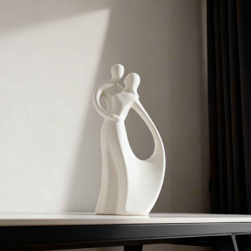 Sculpture de couple en céramiq - Resin Art For Wedding Gift avis et prix