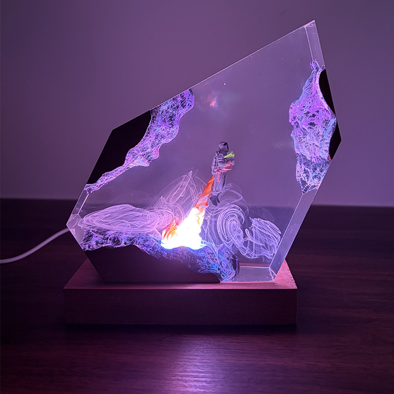 Lampe de Table en Résine Organ - Resin Art Table avis et prix