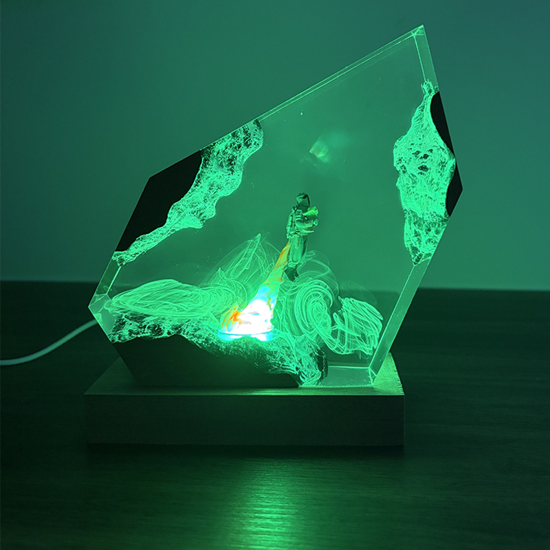 Lampe de Table en Résine Organ - Resin Art Table avis et prix