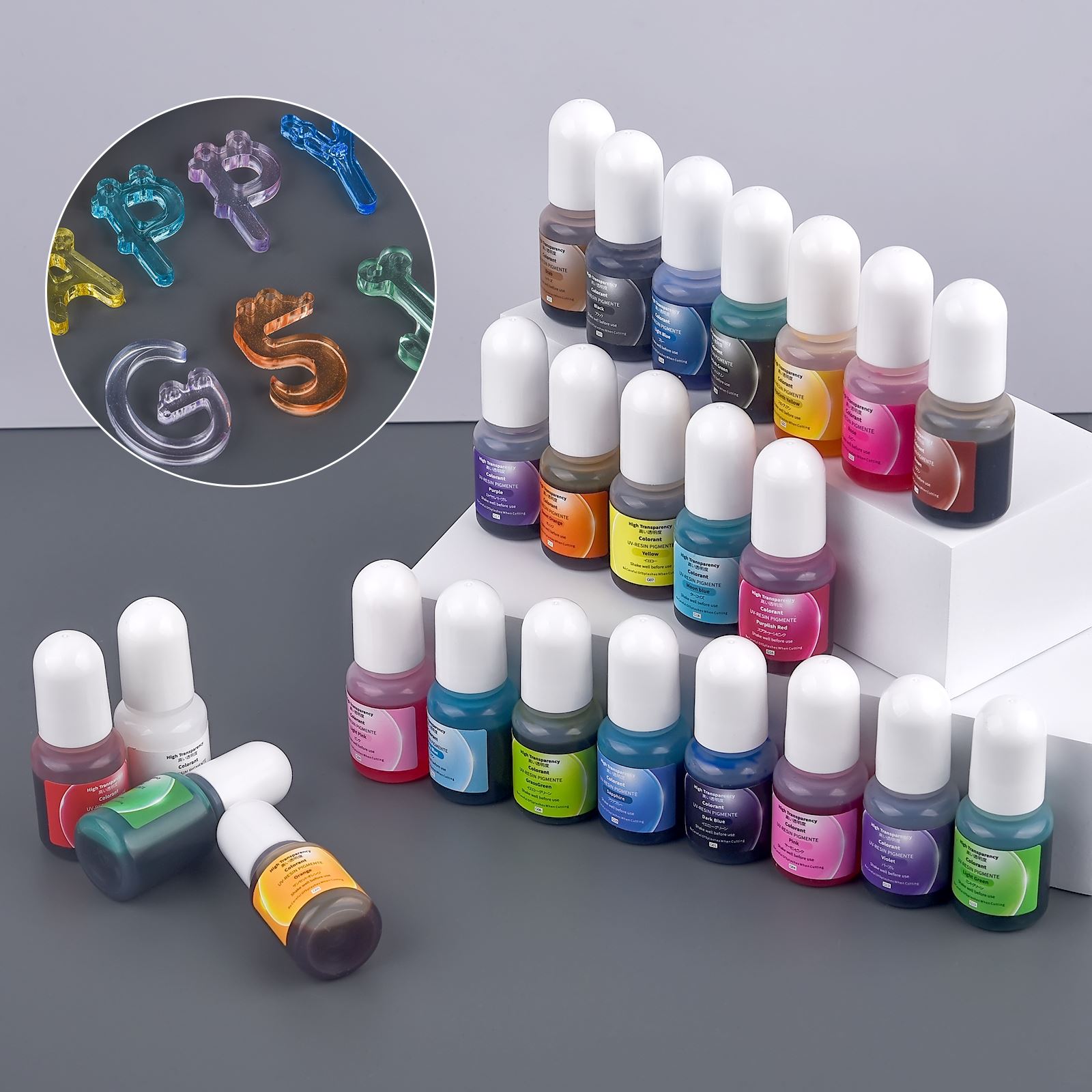 24 couleurs 5ml résine époxy P - Resin Dye Opaque avis et prix
