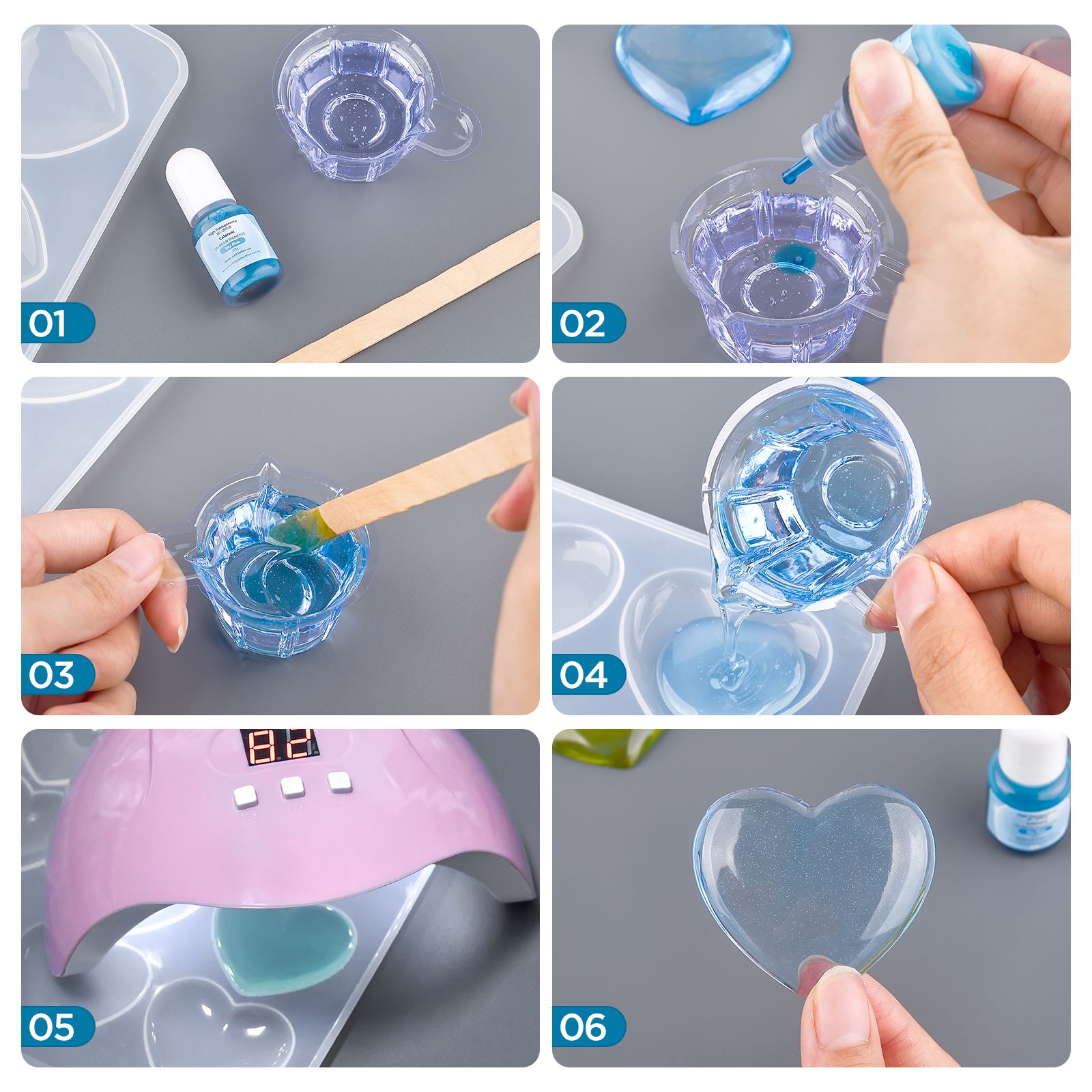 24 couleurs 5ml résine époxy P - Resin Dye Opaque avis et prix