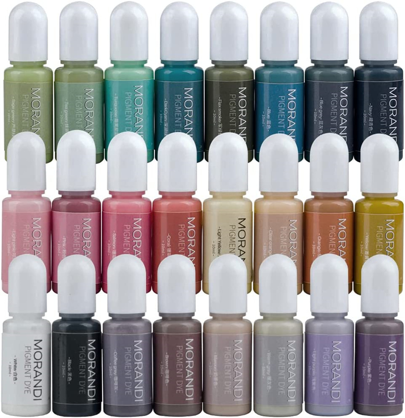 24 couleurs Morandi couleur Op - Resin Pigment Alcohol Ink avis et prix