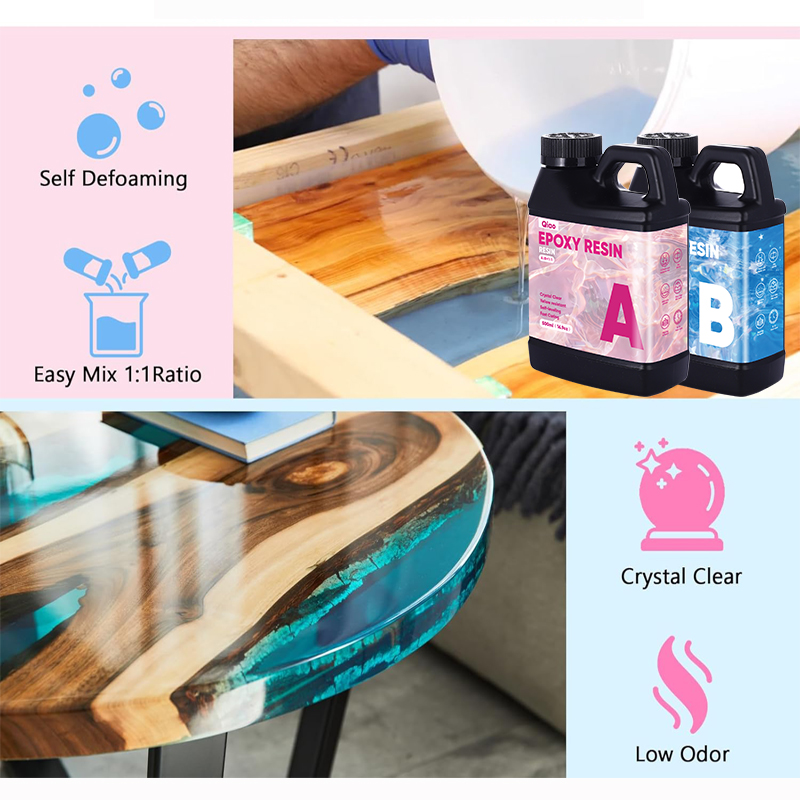 Kit de résine époxy transparen - Resin Art Table avis et prix